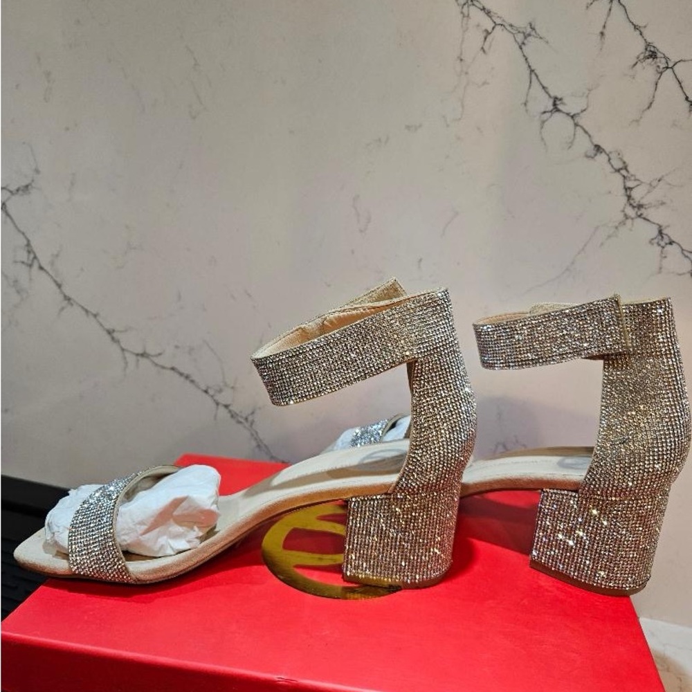 Sparkling Silver Women's Heels